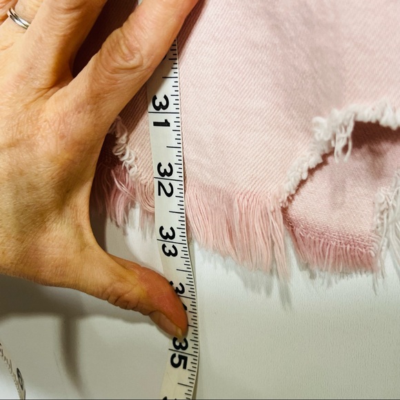 Free People Pink Jean Cutoff Overall Dress NWT! - Picture 11 of 12